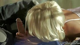waking up to this erotic blonde's morning bj feels amazing