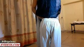 indian muslim woman in hijab shares intimate oral moment with lover