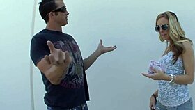 nicole taylor stretches her shaved hole around huge cock