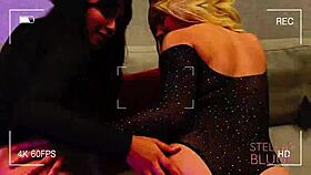 hey, watch me fuck my blonde friend with my dildo as she vibes my pussy