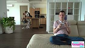 bonnie dolce asks you join fucking her while swapping cum with liz?