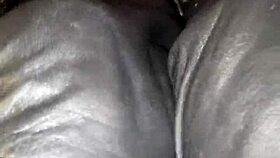 squeaky leather stiletto heels gleam in the light