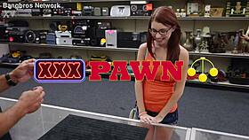 I'm Jenny taking brutal anal pounding and facial at pawn shop now