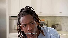 Black stud shocks as white milf begs creampie breeding!