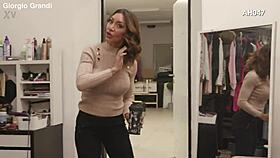 peek behind the wild pissing scenes with nuria millan and vittoria devine