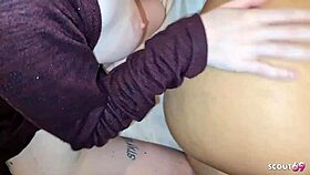 Lia and Christy beg stranger to fuck our pussies