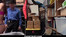 heart racing as officer punishes teen thief with monster cock doggystyle