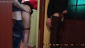 hey amateurs party cheating cuckold watches redhead wife group action