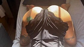 i woke my man up hot with ass play he fucked my tight hole so good