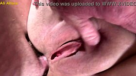 Ali Allure's wild anal creampie and squirting toy compilation