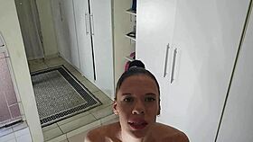Bet you can't resist stripping while i tease in heels pov