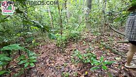 i'm horny thai girl flashing pussy in forest for strangers