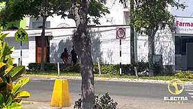 whoa, that big ass venezolana peruvian caught by pingon police on lima streets doing workout?