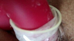horny amysexxxjuguetona grabs vibrator first and stuffs it deep inside