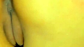 ebony dancehall girlfriend squirts from bbc doggystyle in threesome