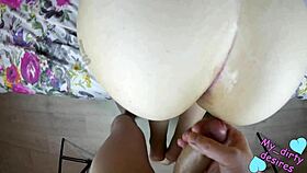 omg this juicy round ass milf goes wild on big cock with deep anal creampie orgasm