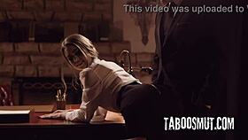 Jill Kassidy plays submissive secretary dominated in office