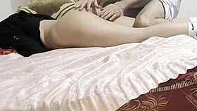 hey check this hot arab couple railing my curvy girlfriend's shaved pussy hard