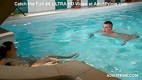 Group Pool Anal with Milfs and Pornstars