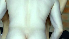 Beautiful petite coed pussy eaten then hammered hard missionary style