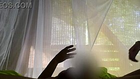 fucking my horny girlfriend deep doggystyle creampie at parents house