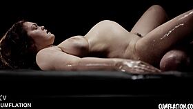 ohh alice peachy's fat pussy stuffed full of hot creamy milk cum