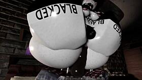 Monster Black Cock Ravages Goth Boy's Virgin Ass First Time