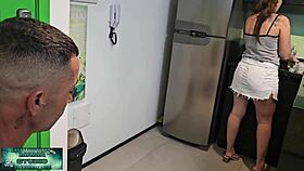 Hot Brazilian Milf Offers Anal Creampie Feast