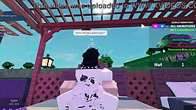 two bunnies vs one black bull... can they swallow that huge cock?