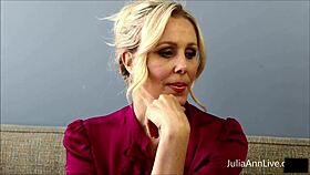 Teacher Julia Ann teases intimately in private session