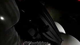 Monster Black Cock Ravages Goth Boy's Virgin Ass First Time