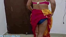 Homemade Indian maid bent over big ass doggystyle pussy fucking close up