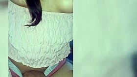 Perfect Tits Amateur Sucks Fingers in Seductive Homemade Tease