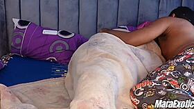 early morning with my black babe, her tight pussy feels so good on my big cock