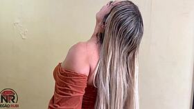 Holy shit, i thank my wife's friend for anal lessons and fuck her tight asshole raw!
