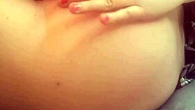 scandinavian teen teases her ass with huge toy secrets