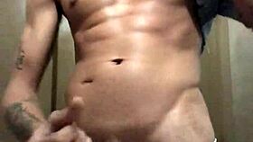 ei, you love watching this hung bad boy show off his massive cock?