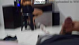 i stroke off watching her tease on the pc in steamy solo play session