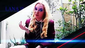 Why does this British 18yo ride his face so hard, licking her wet pussy wild?