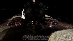Monster Black Cock Ravages Goth Boy's Virgin Ass First Time