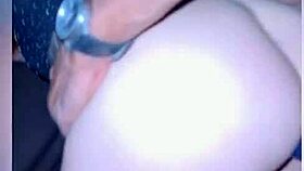 look at that ring shine while the slut takes black cock