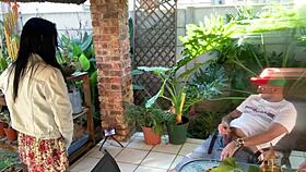 Homemade Outdoor Mutual Masturbation Close-Up In Miniskirt