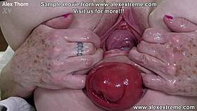 Dirtygardengirl fists own anal pussy both holes prolapse wildly