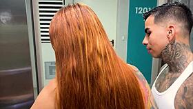 OMG! Fucked Sexy Neighbor from Elevator to Wild Outdoors!