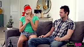 hot babe stretches her pussy wide open with a huge banana close up