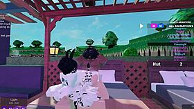 two bunnies vs one black bull... can they swallow that huge cock?