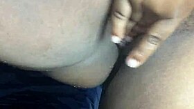Why Does This Ebony Whore Scream and Squirt from Huge Dildo Machine?