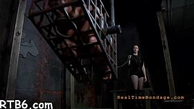 four sluts crammed in tiny cage?