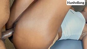 Does Doggy Pounding Keep Ebony Pussy Dripping Juicy?