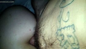 My girl takes my huge cock gaping her tight ass
